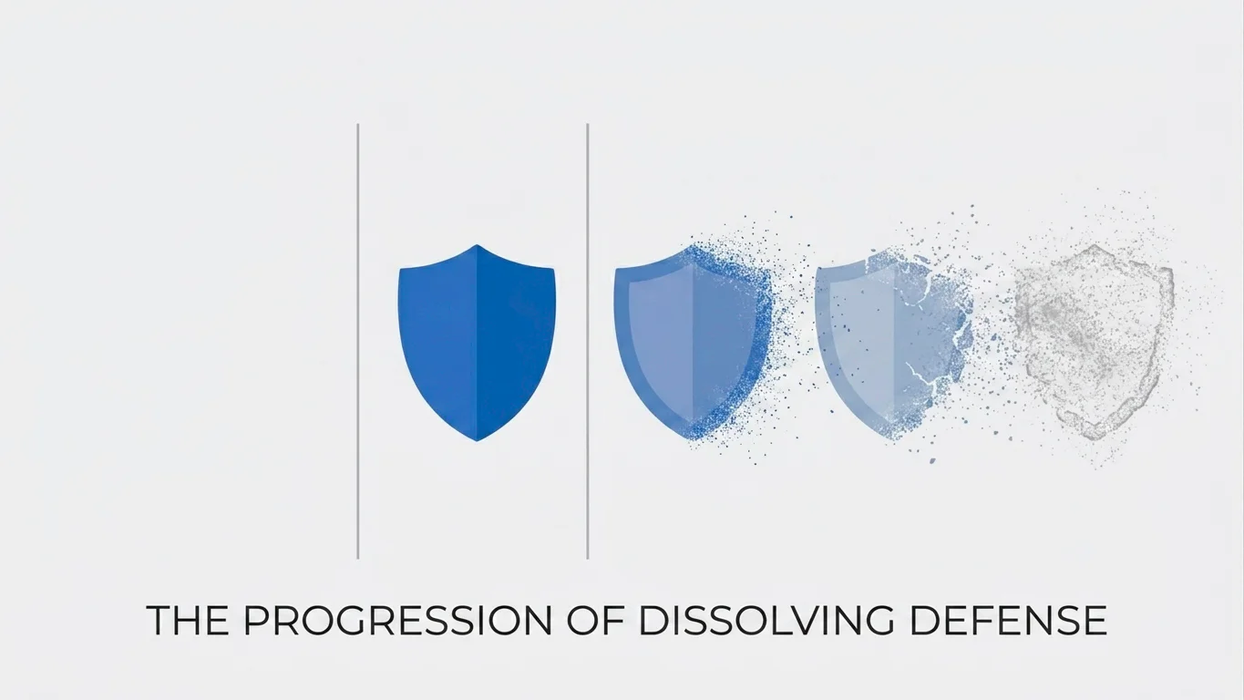 Four icons representing dispute resolution, fund protection, affordability checks and self-exclusion fading out beyond a regulatory line